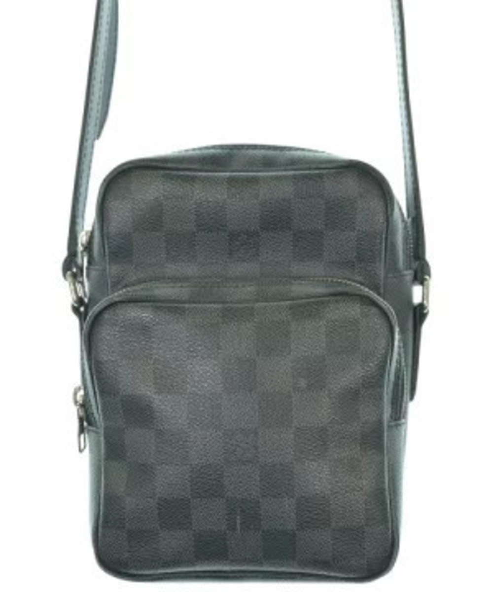 LOUIS VUITTON Rem Shoulder Bag Black All over pattern